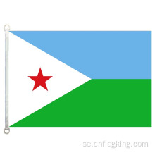 90 * 150 cm Djiboutis flagga 100% polyster